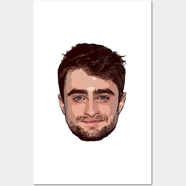 Daniel Radcliffe Vector Art Wall Art by Playful Creatives